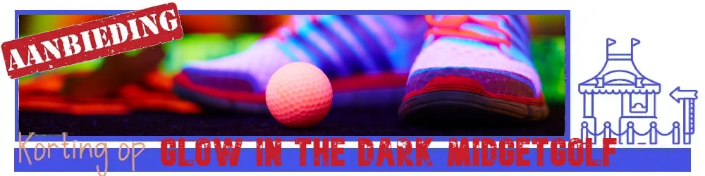 glow in the dark midgetgolf coronell