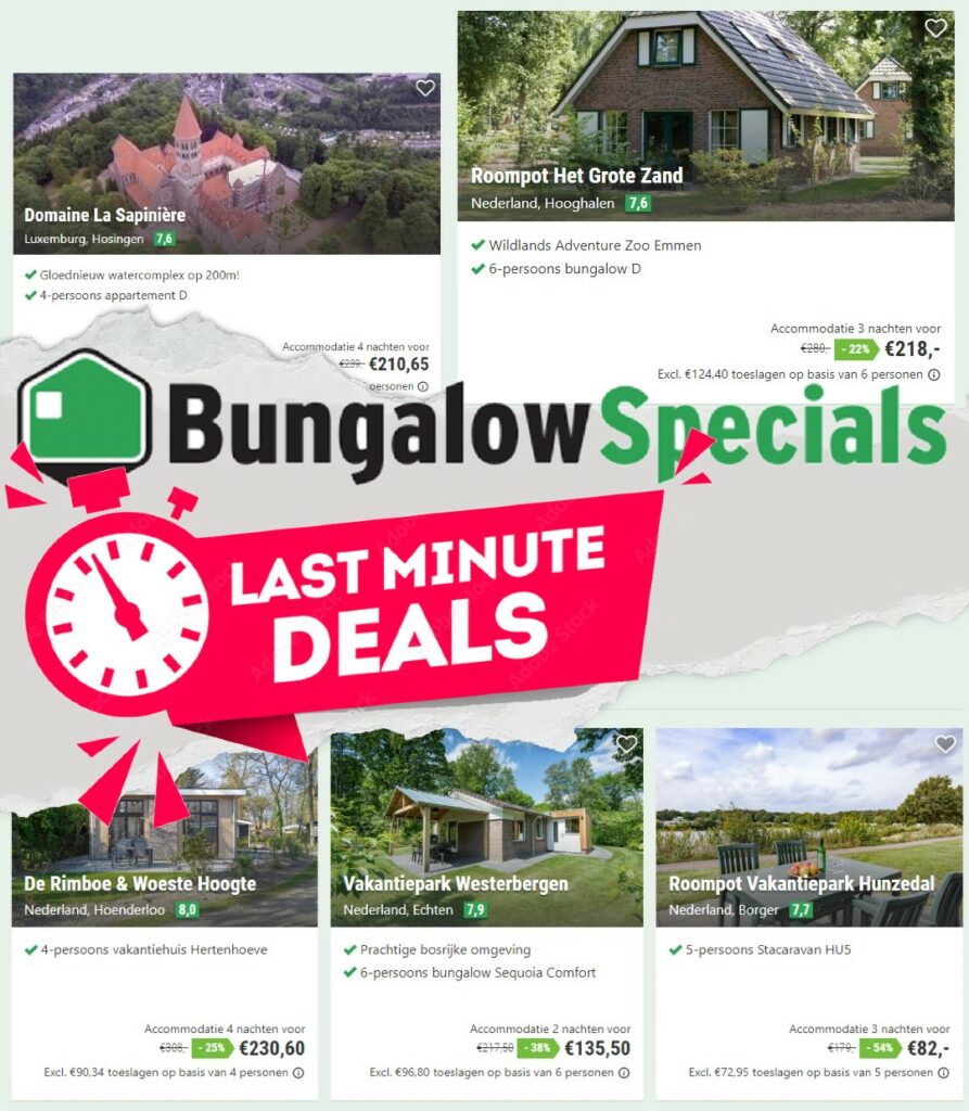 Goedkope bungalowparken
